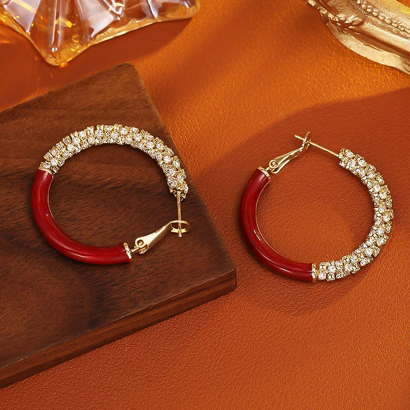 Lora | Glitter Hoops