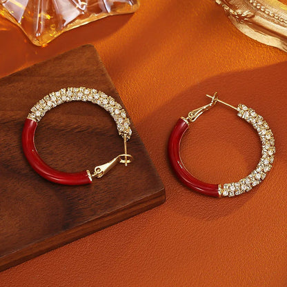 Lora | Glitter Hoops