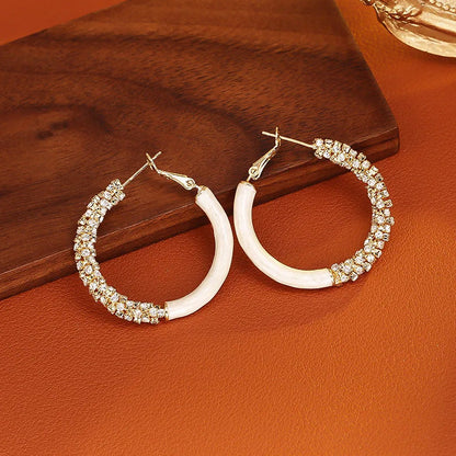 Lora | Glitter Hoops
