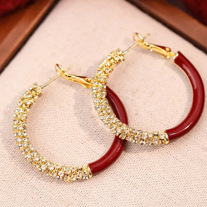 Lora | Glitter Hoops