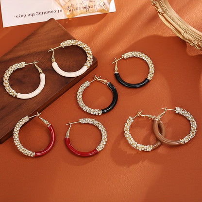 Lora | Glitter Hoops