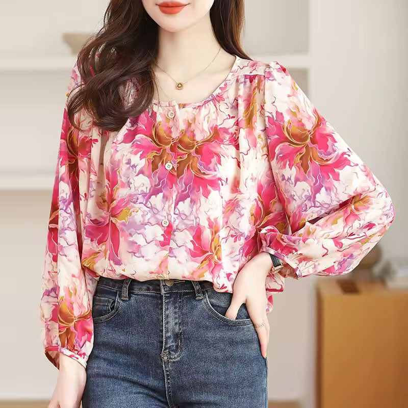Lily | Blomsterprint bluse