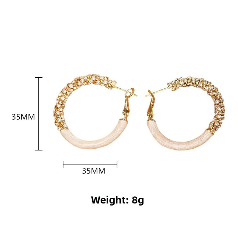 Lora | Glitter Hoops