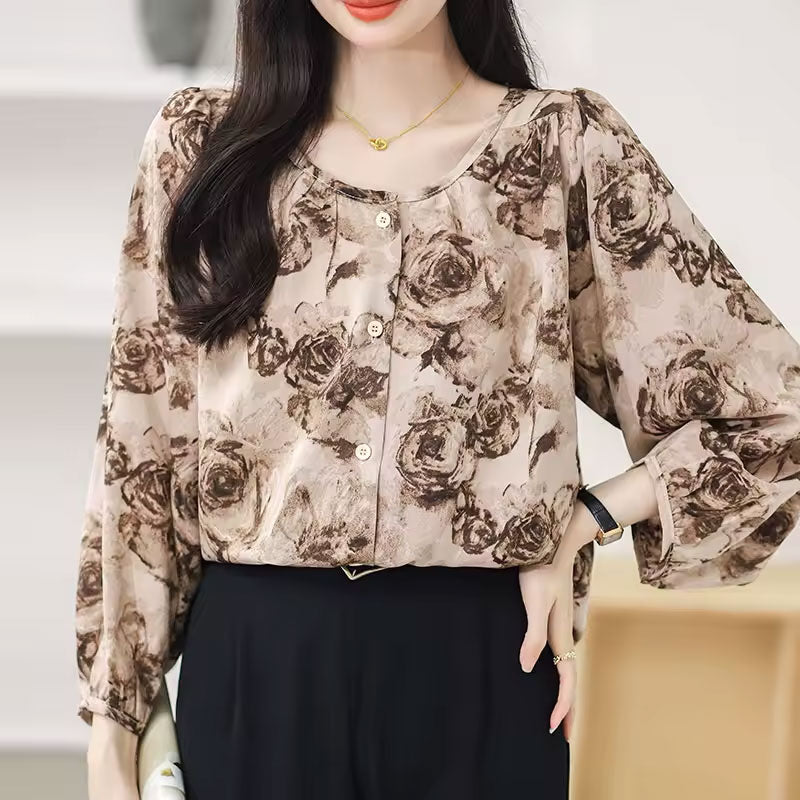 Lily | Blomsterprint bluse