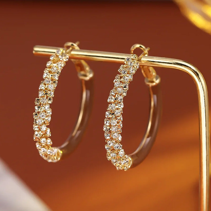 Lora | Glitter Hoops