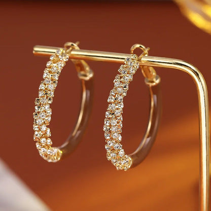 Lora | Glitter Hoops