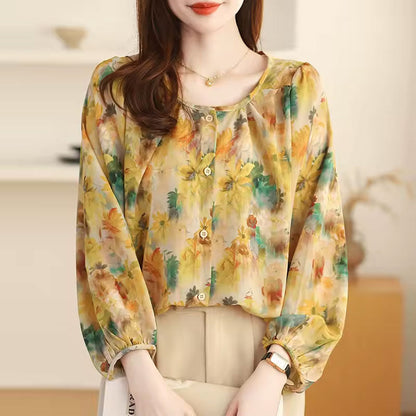 Lily | Blomsterprint bluse
