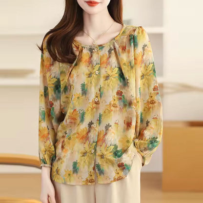 Lily | Blomsterprint bluse