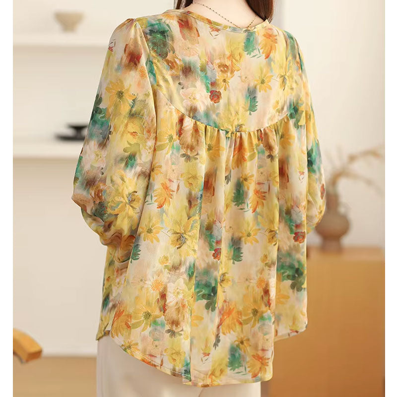 Lily | Blomsterprint bluse