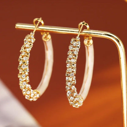 Lora | Glitter Hoops