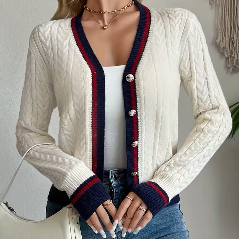 Harper kabelstrikcardigan