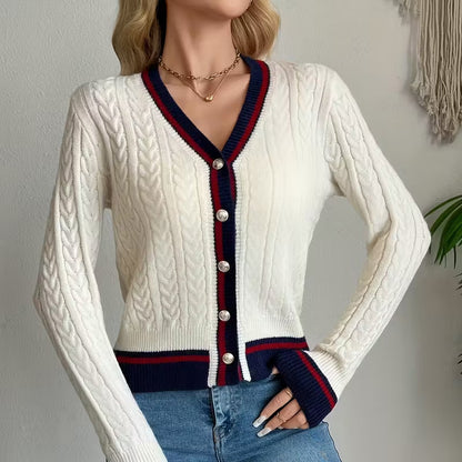 Harper kabelstrikcardigan