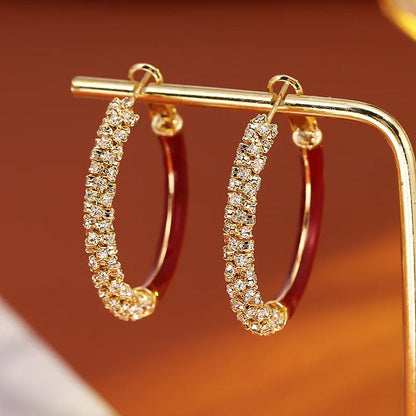 Lora | Glitter Hoops