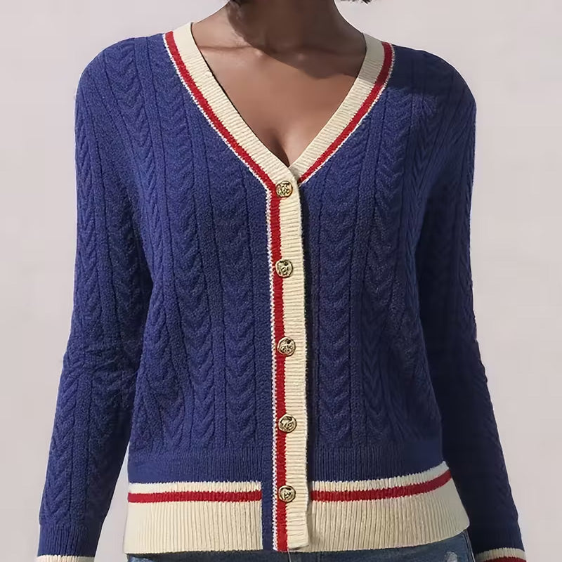 Harper kabelstrikcardigan