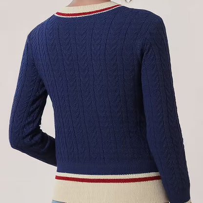 Harper kabelstrikcardigan