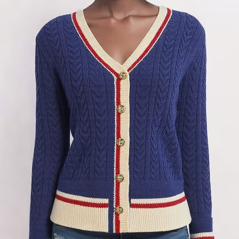 Harper kabelstrikcardigan