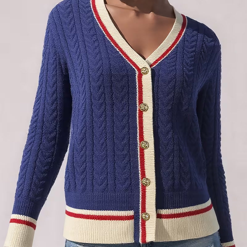 Harper kabelstrikcardigan