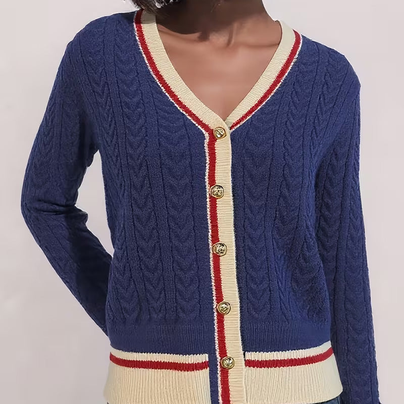 Harper kabelstrikcardigan