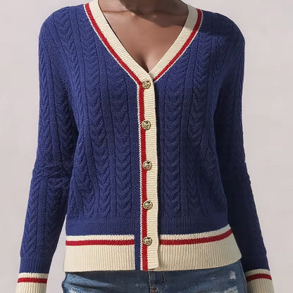 Harper kabelstrikcardigan