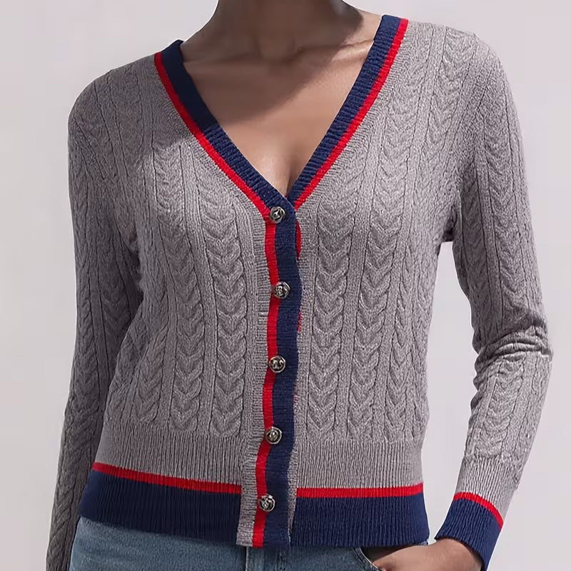 Harper kabelstrikcardigan