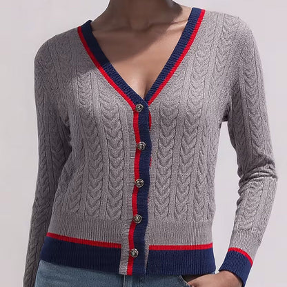 Harper kabelstrikcardigan