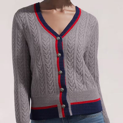 Harper kabelstrikcardigan