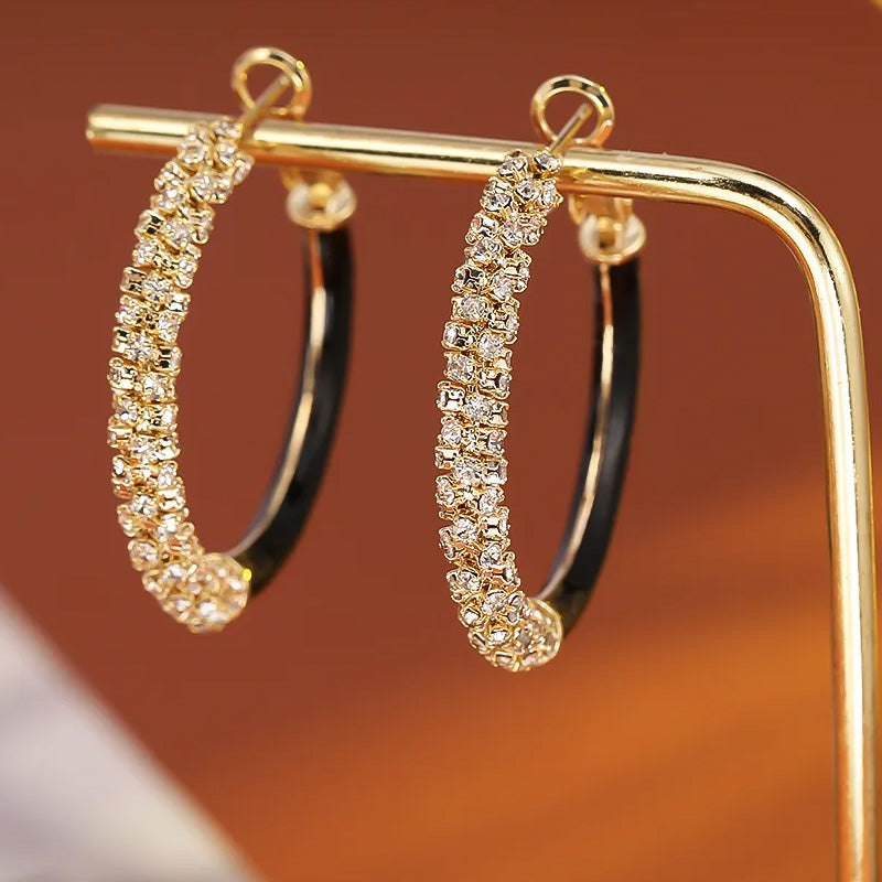 Lora | Glitter Hoops