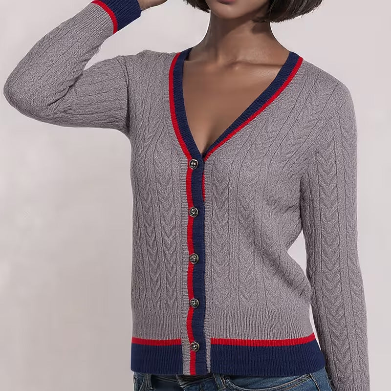 Harper kabelstrikcardigan