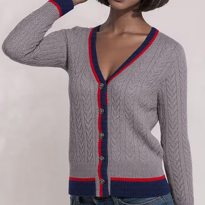 Harper kabelstrikcardigan