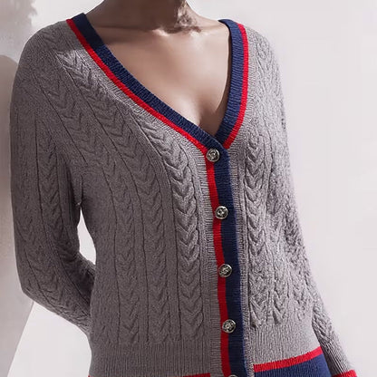 Harper kabelstrikcardigan