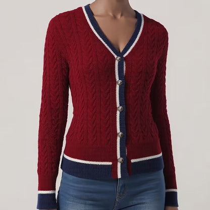Harper kabelstrikcardigan