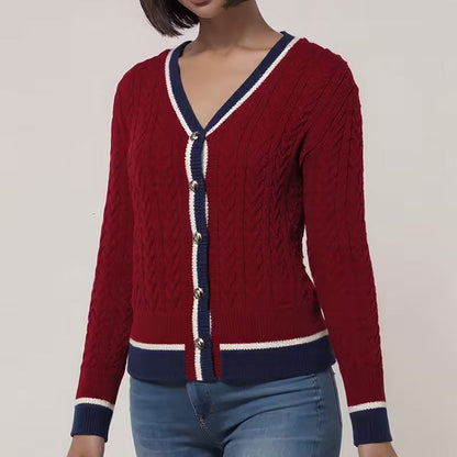 Harper kabelstrikcardigan