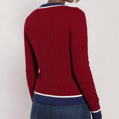 Harper kabelstrikcardigan