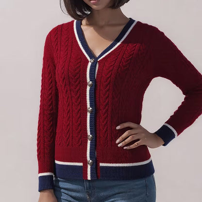 Harper kabelstrikcardigan