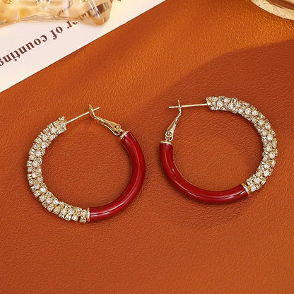 Lora | Glitter Hoops