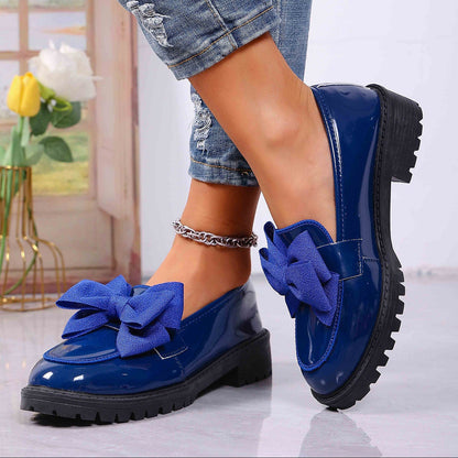 Charlotte | Loafers med sløjfe
