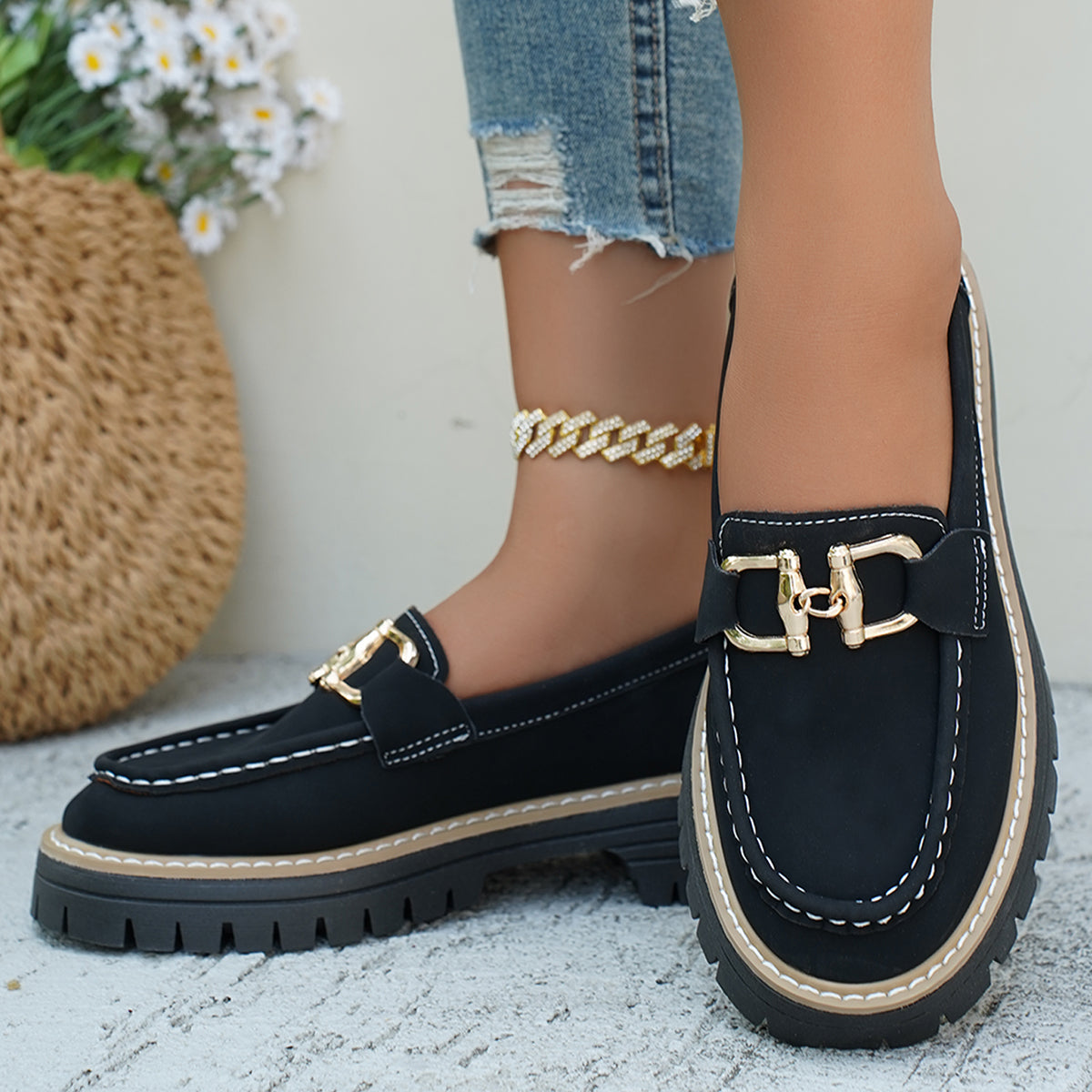 Olivia | Plateau-loafers