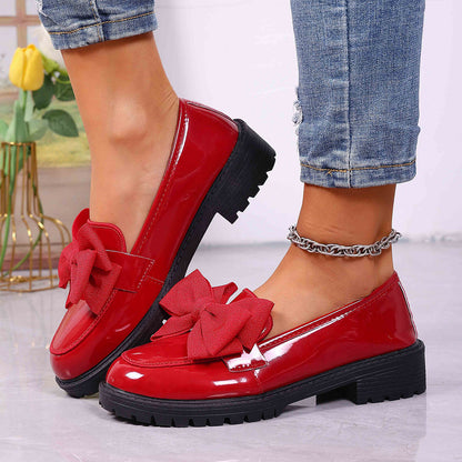 Charlotte | Loafers med sløjfe