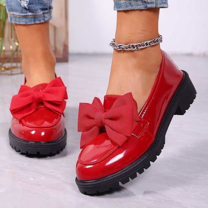 Charlotte | Loafers med sløjfe