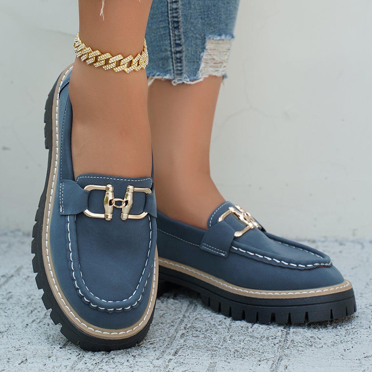 Olivia | Plateau-loafers