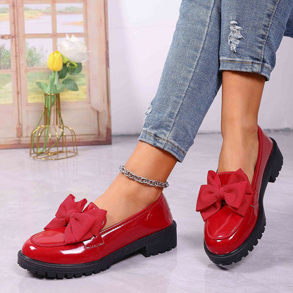 Charlotte | Loafers med sløjfe